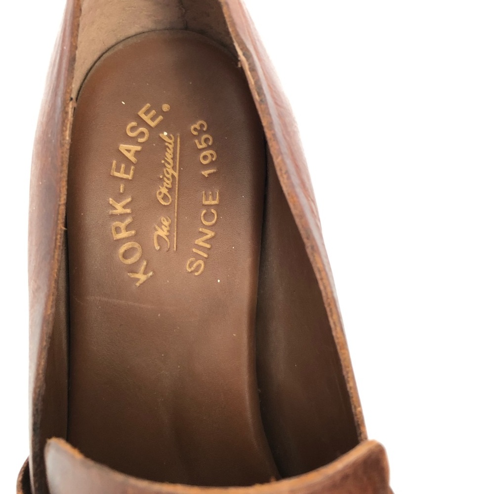 Kork-Ease Brown Leather Block Heel Loafer - Picture 6 of 14